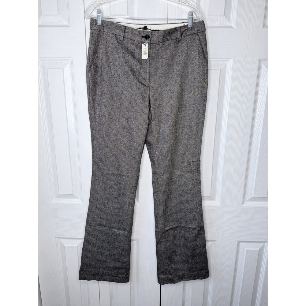 NWT Talbots Raleigh Womens Dress Pants Size 8 Wool Blend Herringbone High‎ Rise